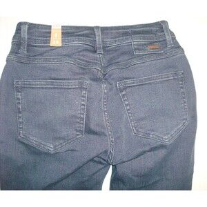 New NWT Womens 6 Soma Prana Jeans Denim Tinted Black Blue Stretch 28 X 30 Skinny